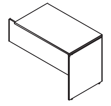 Aile pour table de bureau Collection QUO