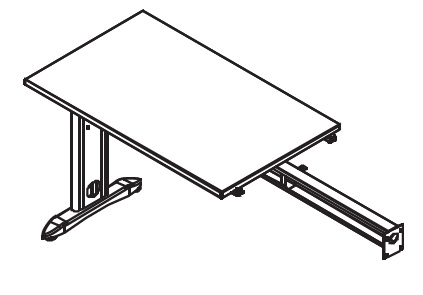 TA Picto ala per tavolo da ufficio collezione MAX-SAND