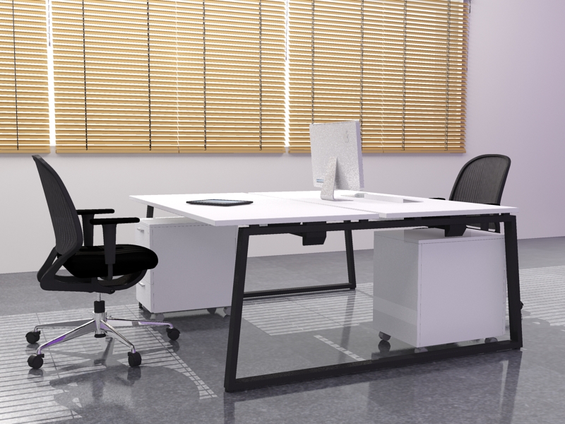 Mesa de oficina doble OMEGA