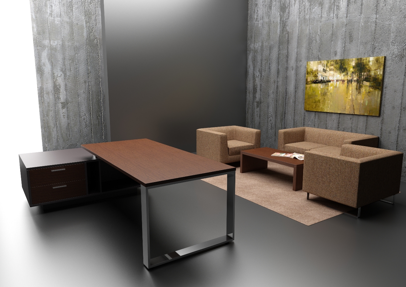 BCN series executive desk
