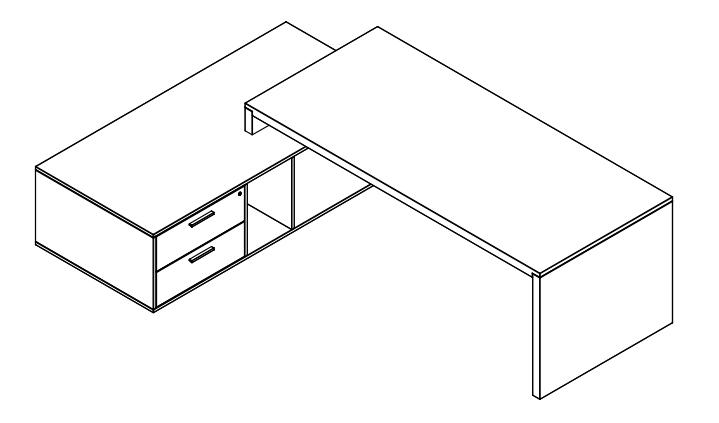 Mesa con credencia para alta direcci&oacute;n colecci&oacute;n Siurana