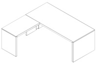 mesa con ala para alta direcci&oacute;n colecci&oacute;n Siurana