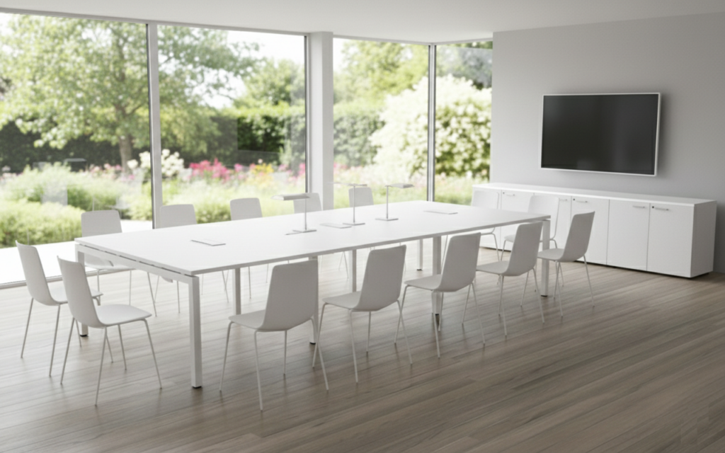 Tavoli da riunione struttura metallica collezione M4