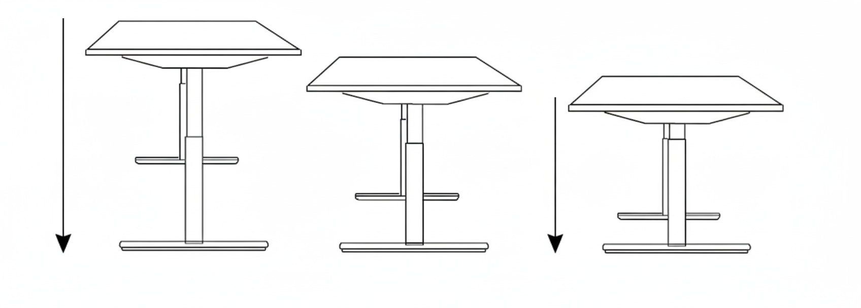 mesa de oficina elevable JOIN